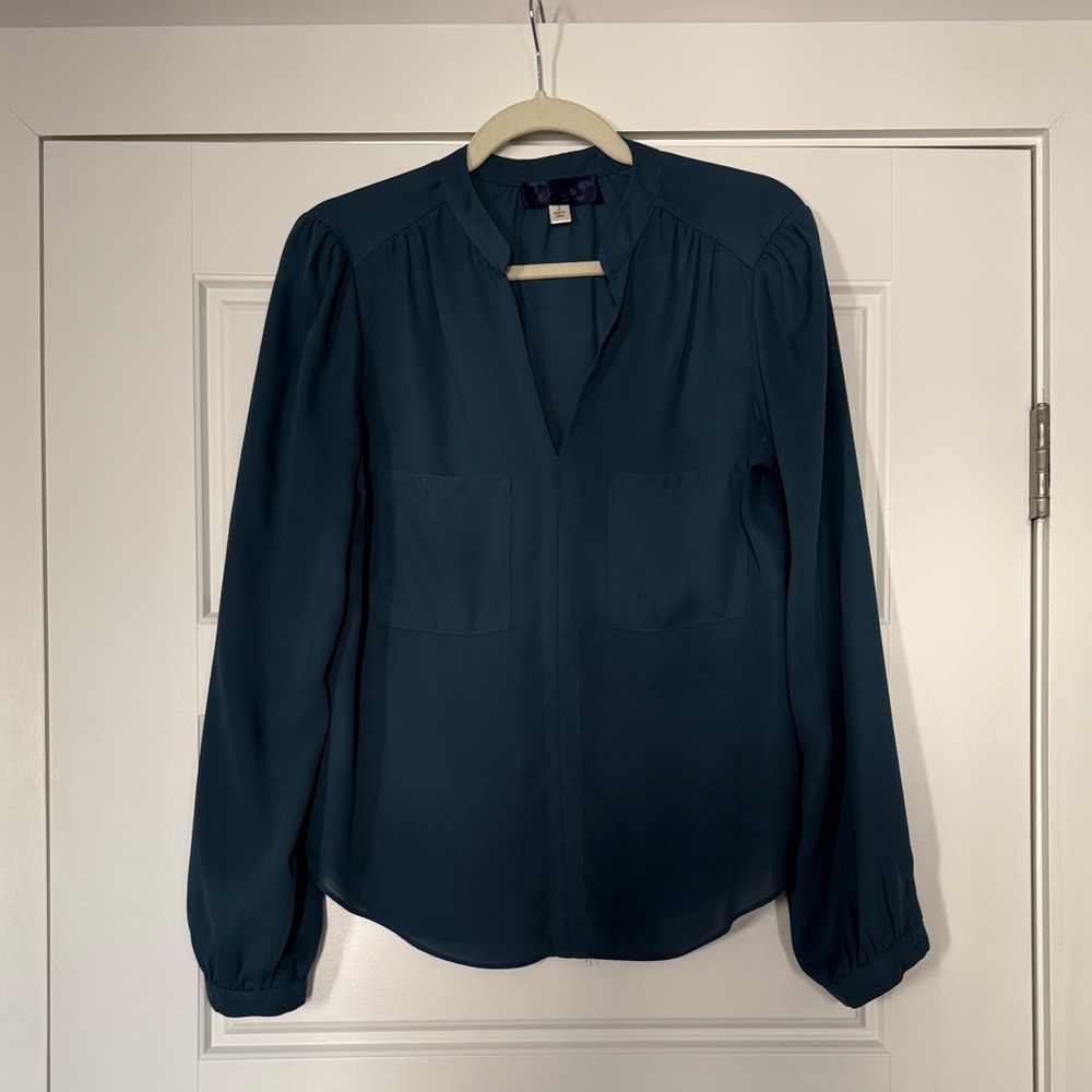 Chic Teal Blouse for Women